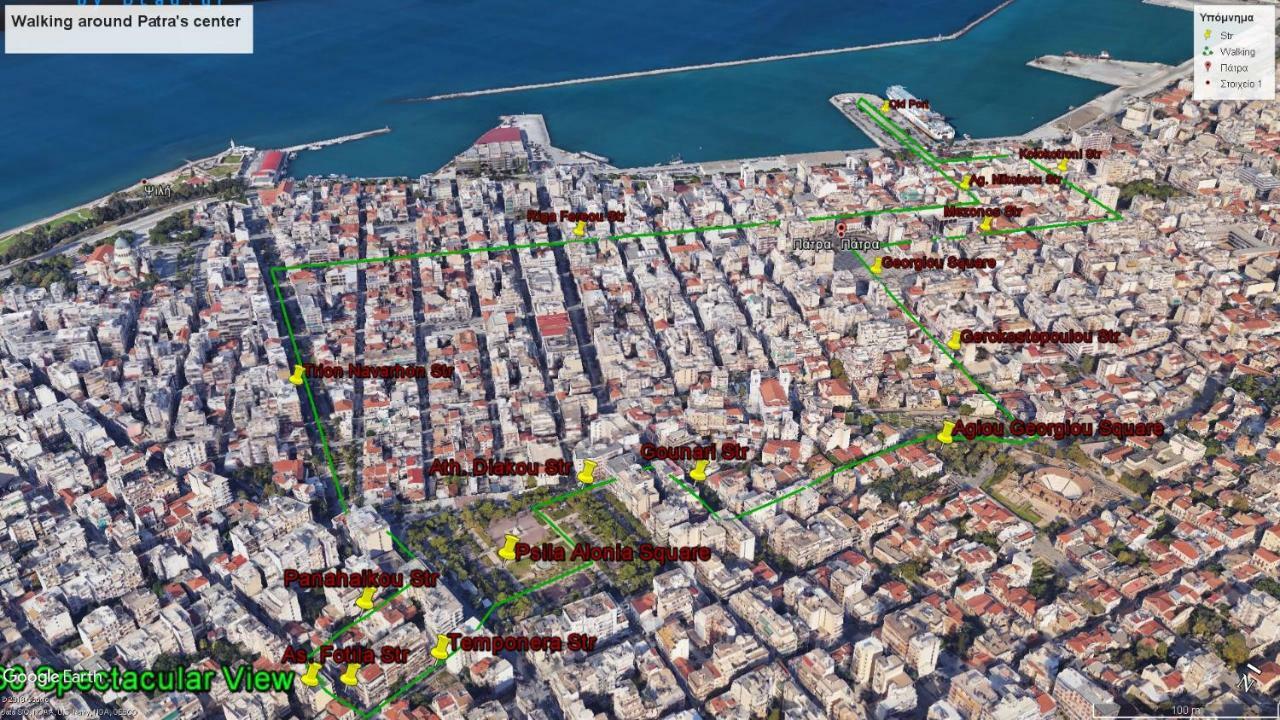 360 Spectacular View Appartamento Patras Esterno foto