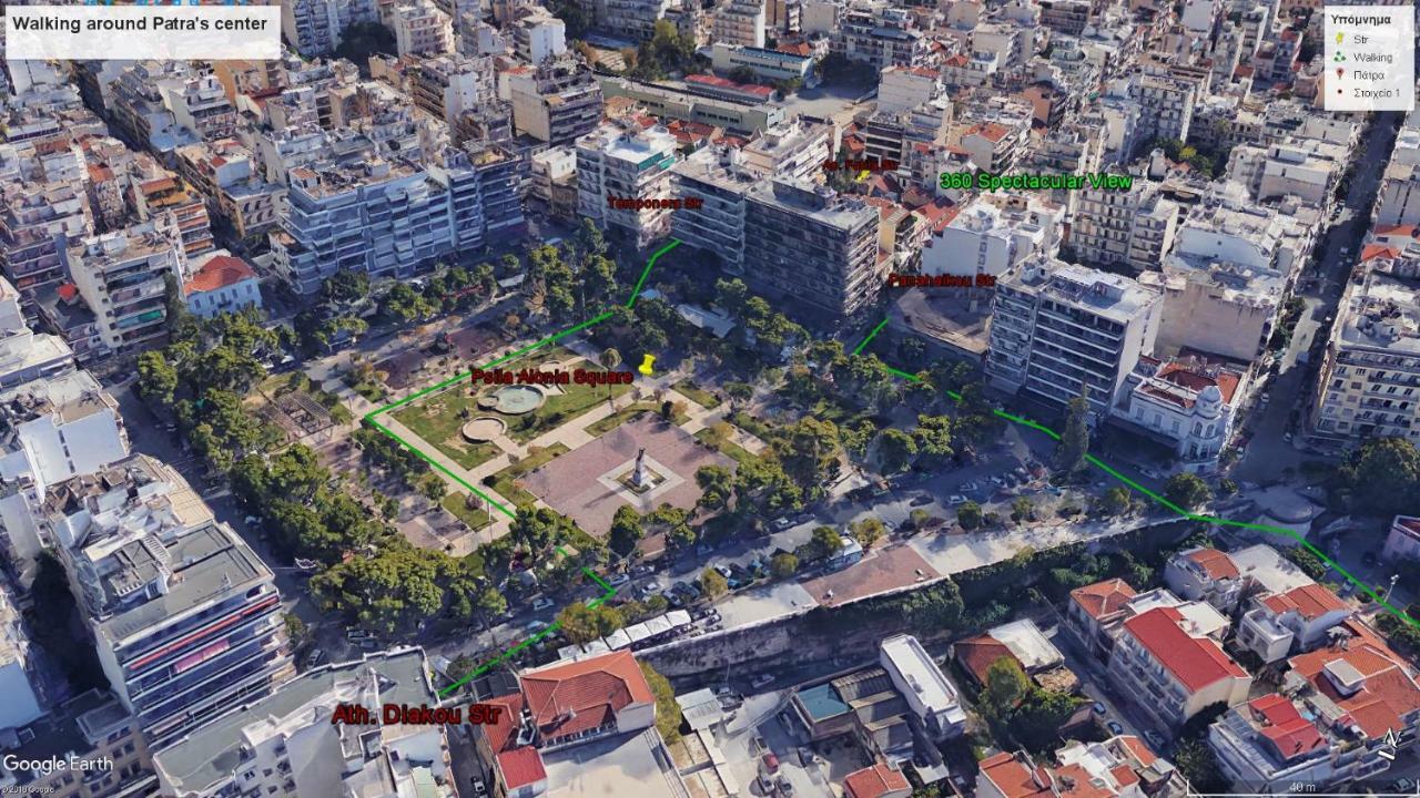 360 Spectacular View Appartamento Patras Esterno foto